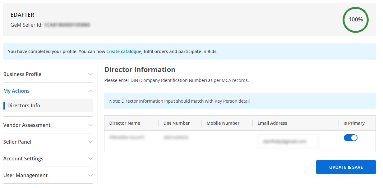 Director Information