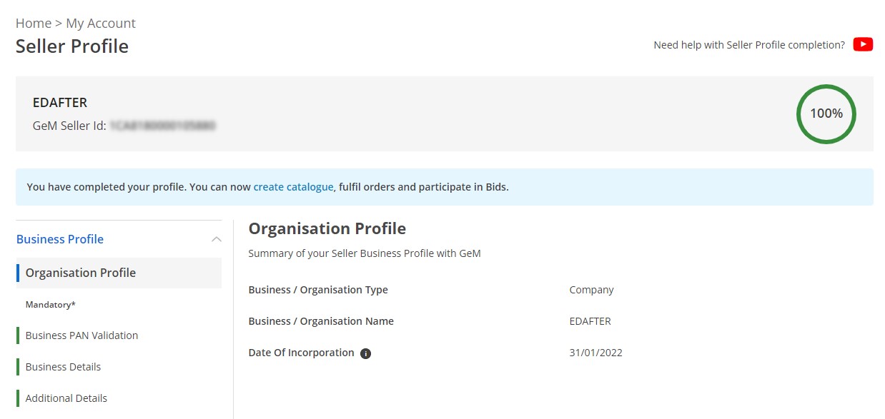 Organization Profile
