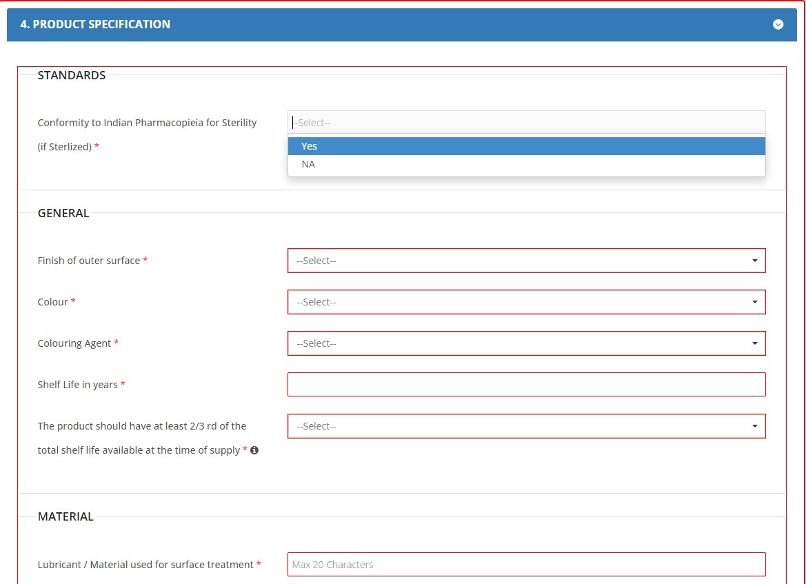 Product Specification