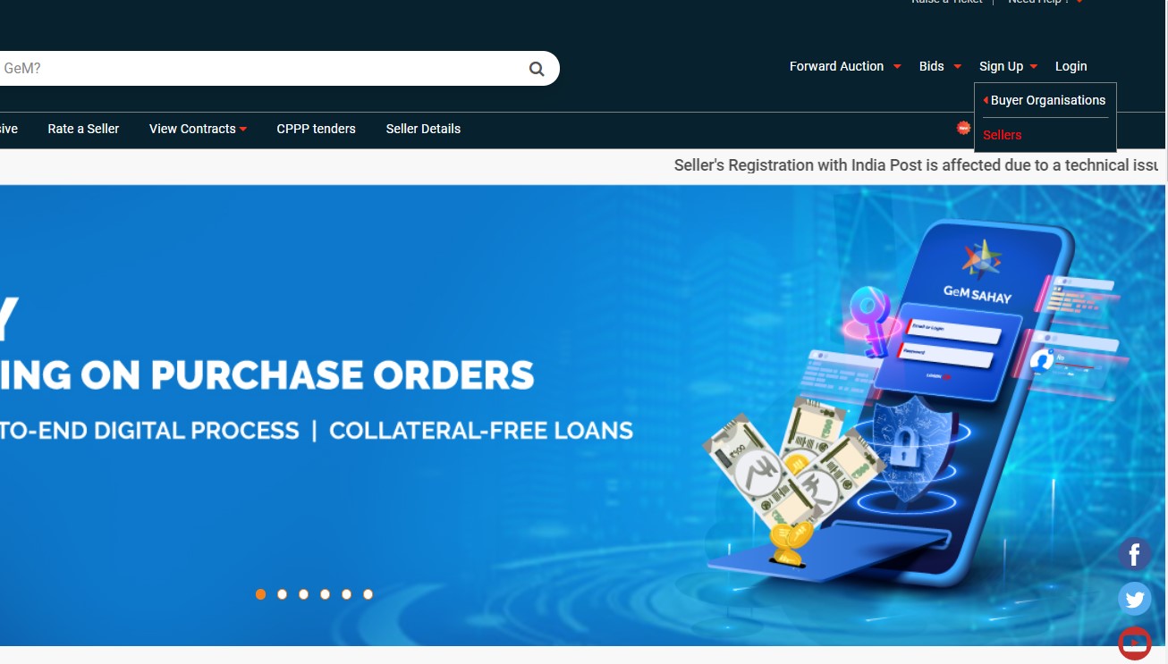 विक्रेता पंजीकरण